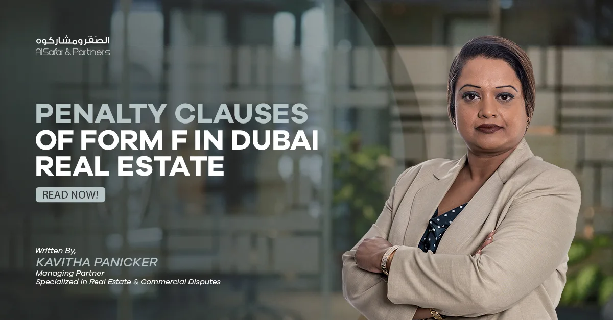 Penalty Clauses of Form F in Dubai Real Estate