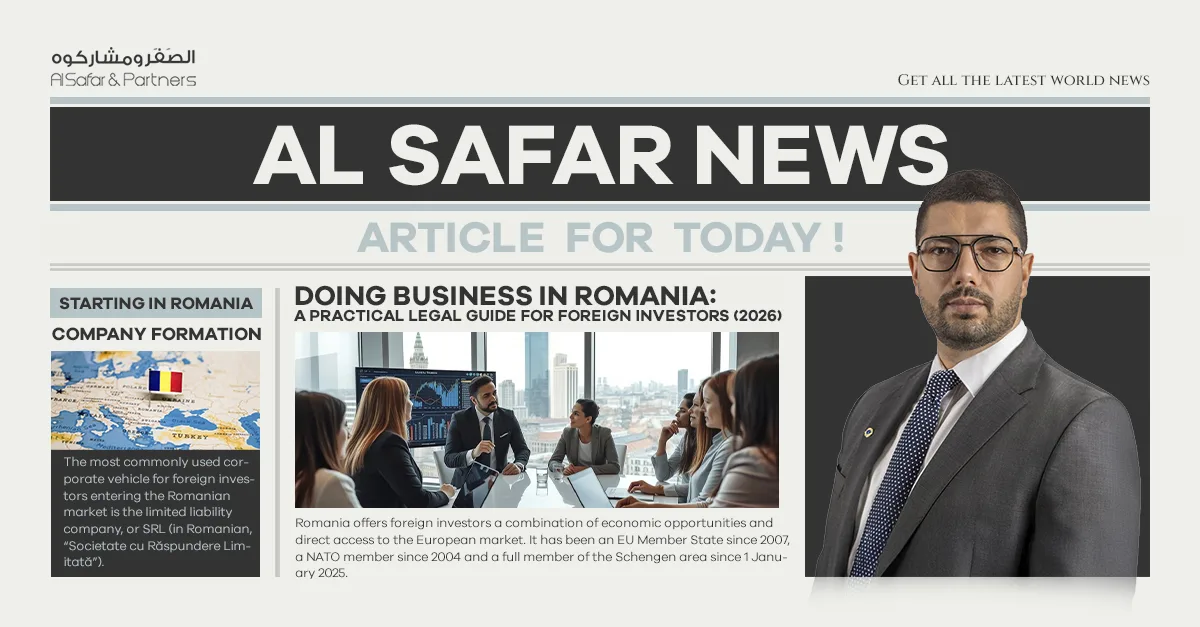 Doing Business in Romania: A Practical Legal Guide for Foreign Investors (2026)